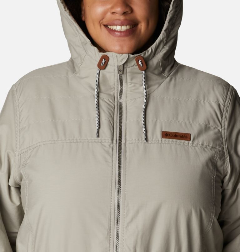 Women's Columbia Chatfield Hill Jackets Grey | Plus Size CA-Q43A0